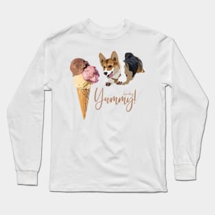 Ice Cream Dog Foodies Long Sleeve T-Shirt